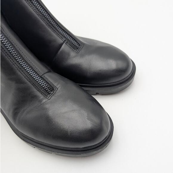 Easy Spirit Vasso Zip-Up Ankle Bootie Women's Almond Toe Black Size US9.5M EU40 - Picture 9 of 13